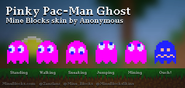 pinky pac man ghost