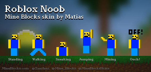 Roblox noob head Minecraft Mob Skin