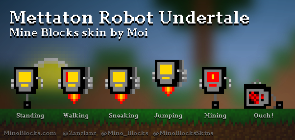 3d mine blocks skin