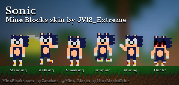 Mine Blocks - Sonic the Hedgehog skin by Ian123asd