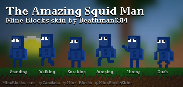 Mine Blocks - Squid skin by Zanzlanz