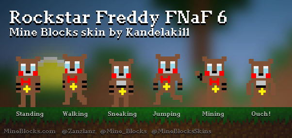 rockstar freddy  Minecraft Skins