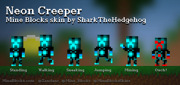 Mine Blocks - Creeper skin by Lolborne