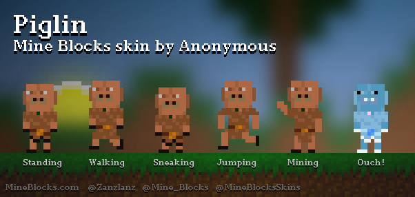 Mine Blocks - Herobrine skin by Anonymous