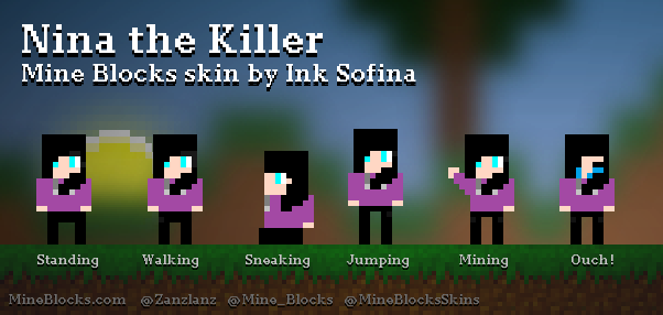 Nina the killer Minecraft Skin