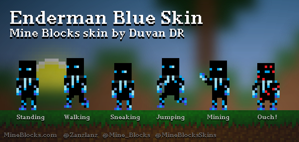3d mine blocks skin