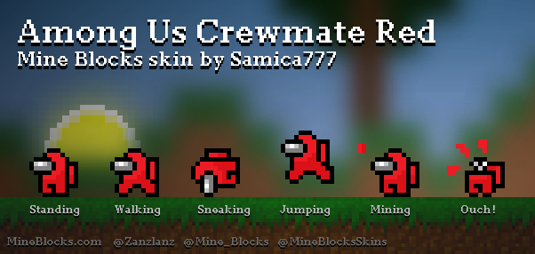 Ian123asd on Game Jolt: My Among Us skins for Mine Blocks have a download  link now!