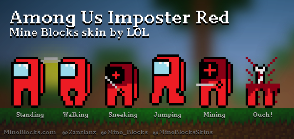 Block Among Us Mine Blocks -