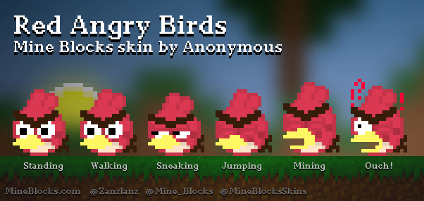 Red Block Angry Mine Blocks -