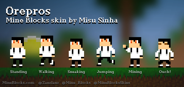 Mine Blocks - 'Orepros' skin by Misu Sinha