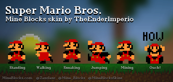 Mine Blocks Skins on X: Mario (Super Mario World) skin by RioluSkins!    / X