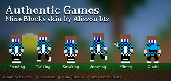 Mine Blocks - Authentic Black skin by AuthenticGames