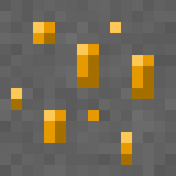 Minecraft Gold Ore Block PNG Image