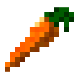 minecraft carrot pixel art