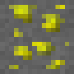 Minecraft Gold Ore Block PNG Image